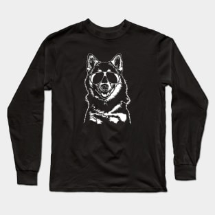 Funny Proud Pomsky sunglasses cool dog Long Sleeve T-Shirt